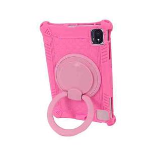 For TCL 10 Tab Max 4G Portable Silicone Tablet Protective Case(Pink)