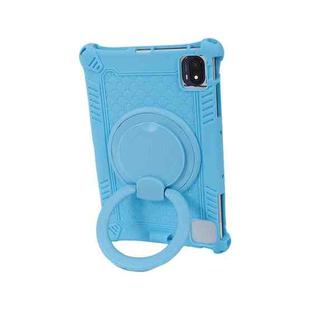 For TCL 10 Tab Max 4G Portable Silicone Tablet Protective Case(Blue)