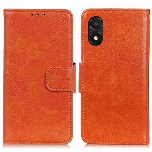 For Honor X5 Nappa Texture Flip Leather Phone Case(Orange)