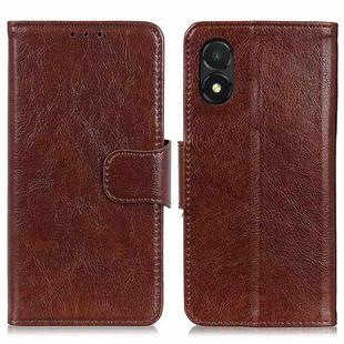 For Honor X5 Nappa Texture Flip Leather Phone Case(Brown)