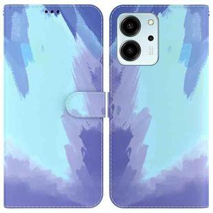 For Honor 80 SE Watercolor Pattern Flip Leather Phone Case(Winter Snow)