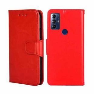 For Motorola Moto G Play 2023 Crystal Texture Leather Phone Case(Red)