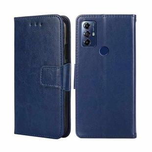 For Motorola Moto G Play 2023 Crystal Texture Leather Phone Case(Royal Blue)