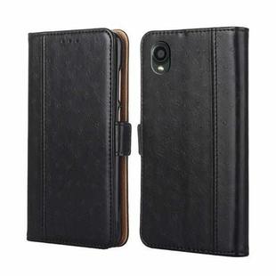 For Kyocera Digno BX2-Digno SX2-A101KC Ostrich Texture Horizontal Flip Leather Phone Case(Black)