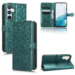 For Samsung Galaxy A54 5G Honeycomb Dot Texture Leather Phone Case(Green)