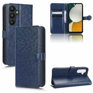 For Samsung Galaxy A34 5G Honeycomb Dot Texture Leather Phone Case(Blue)