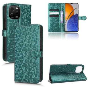 For Huawei nova Y61 Honeycomb Dot Texture Leather Phone Case(Green)