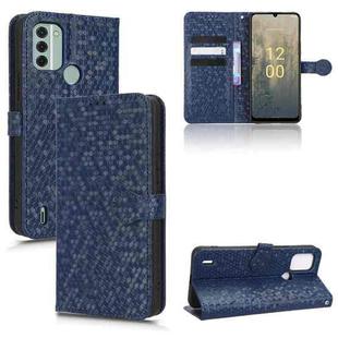 For Nokia C31 Honeycomb Dot Texture Leather Phone Case(Blue)