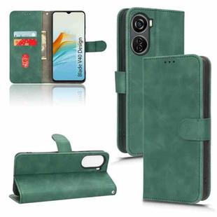 For ZTE Blade V40 Design Skin Feel Magnetic Flip Leather Phone Case(Green)
