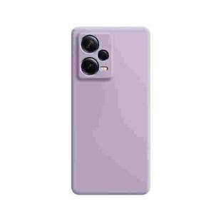 For Xiaomi Redmi Note 12 5G Global Imitation Liquid Silicone Phone Case(Purple)