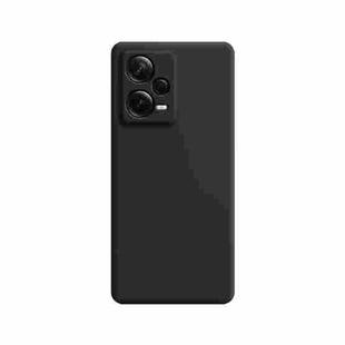For Xiaomi Redmi Note 12 5G Global Imitation Liquid Silicone Phone Case(Black)