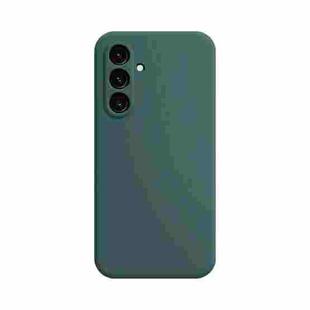 For Samsung Galaxy A54 5G Imitation Liquid Silicone Phone Case(Dark Green)