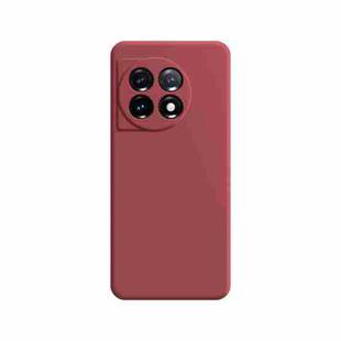 For OnePlus 11 Imitation Liquid Silicone Phone Case(Red)