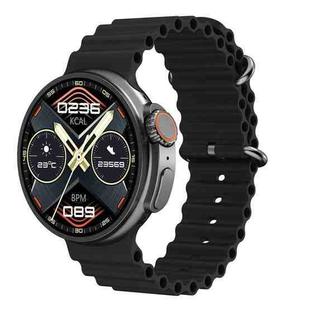 K9 Ultra Pro 1.39 inch Silicone Band IP67 Waterproof Smart Watch Support Bluetooth Call / NFC(Black)