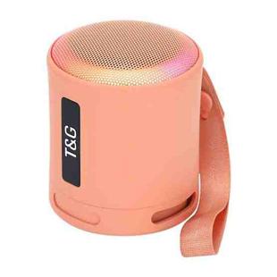 T&G TG373 Outdoor Portable LED Light RGB Multicolor Wireless Bluetooth Speaker Subwoofer(Orange)