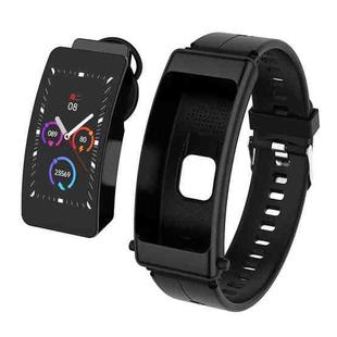 K50 1.08 inch Silicone Band Earphone Detachable IP67 Waterproof Smart Watch Support Bluetooth Call(Black)