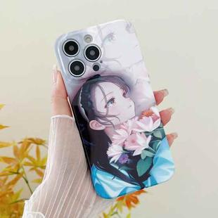 For iPhone 13 PC Phone Case(Holding Lilies)