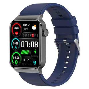 T50 1.85 inch Silicone Band IP67 Waterproof Smart Watch Supports Voice Assistant / Health Monitoring(Blue)