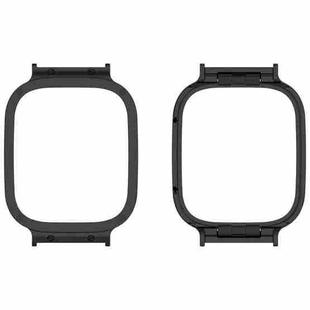 For Xiaomi Redmi Watch 3 / Mi Watch Lite 3 Metal Frame Watch Protective Case(Black)