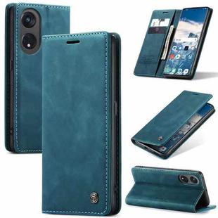 For OPPO Reno8 T 5G CaseMe 013 Multifunctional Horizontal Flip Leather Phone Case(Blue)