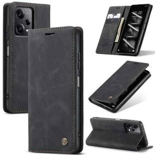For Xiaomi Redmi Note 12 Pro 5G / Poco X5 Pro CaseMe 013 Multifunctional Horizontal Flip Leather Phone Case(Black)