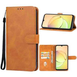 For Realme 10T Leather Phone Case(Brown)