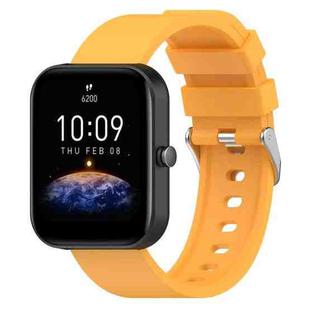 For OnePlus Nord Steps Style Silicone Watch Band(Vitality Yellow)