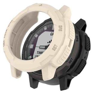 For Garmin Instinct Crossover Armor Hollow Watch Protective Case(Starlight)