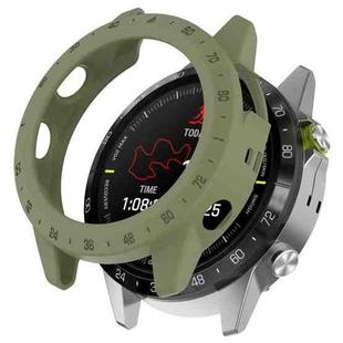 For Garmin MARQ 2 Armor Hollow Watch Protective Case(Jungle Green)