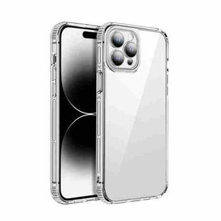 For iPhone 14 TPU + Acrylic Ice Shield Series Protective Phone Case(Silver)