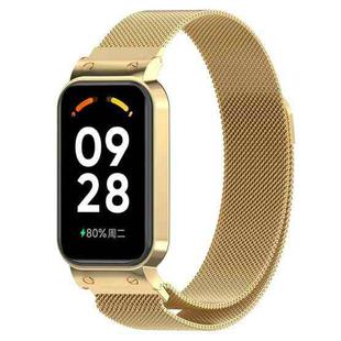 For Redmi Band 2 2 in 1 Milan Metal Watch Band(Gold)