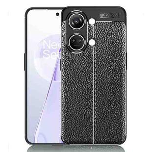 For OnePlus Ace 2V Litchi Texture Shockproof TPU Phone Case(Black)