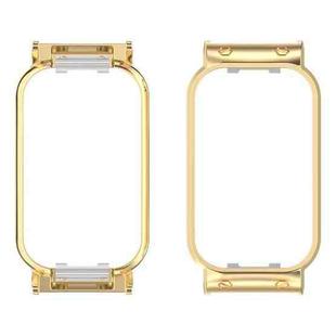 For Redmi Band 2 Metal Frame Watch Protective Case(Gold)