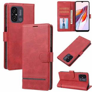 For Xiaomi Redmi 12C / 11A Classic Wallet Flip Leather Phone Case(Red)