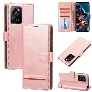 For Xiaomi Poco X5 Pro Classic Wallet Flip Leather Phone Case(Pink)