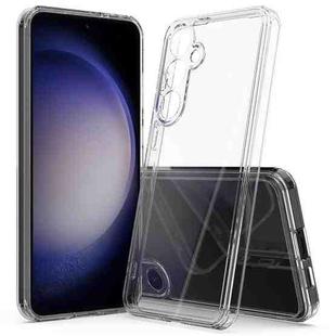 For Samsung Galaxy M55 Scratchproof Acrylic TPU Phone Case(Transparent)