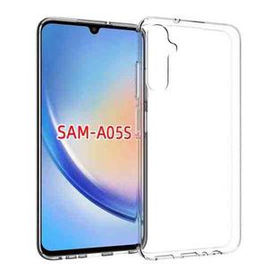 For Samsung Galaxy A05s Waterproof Texture TPU Phone Case(Transparent)