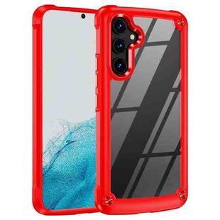 For Samsung Galaxy A54 TPU + PC Lens Protection Phone Case(Red)