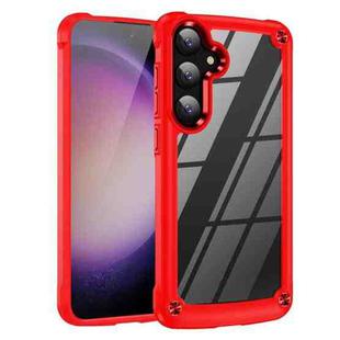 For Samsung Galaxy S24+ 5G TPU + PC Lens Protection Phone Case(Red)