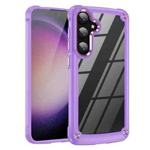 For Samsung Galaxy S24+ 5G TPU + PC Lens Protection Phone Case(Purple)