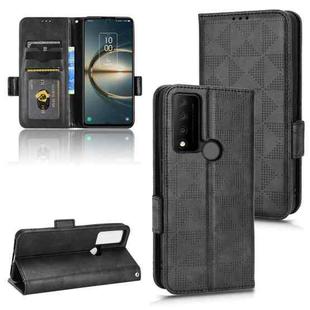 For TCL 30 XE 5G / 30 V 5G T781S Symmetrical Triangle Leather Phone Case(Black)