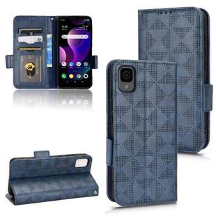 For TCL 30 Z T602DL Symmetrical Triangle Leather Phone Case(Blue)
