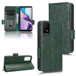 For TCL Ion X Symmetrical Triangle Leather Phone Case(Green)