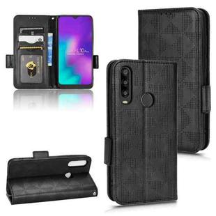 For TCL L10 Pro Symmetrical Triangle Leather Phone Case(Black)