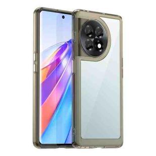 For OnePlus 11R 5G Colorful Series Acrylic + TPU Phone Case(Transparent Grey)