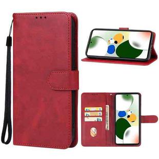 For Xiaomi Redmi Note 12 Turbo / Poco F5 Leather Phone Case(Red)