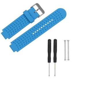 For Garmin Forerunner 620 Solid Color Replacement Wrist Strap Watchband(Dark Blue)