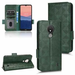 For Nokia C21 Symmetrical Triangle Leather Phone Case(Green)