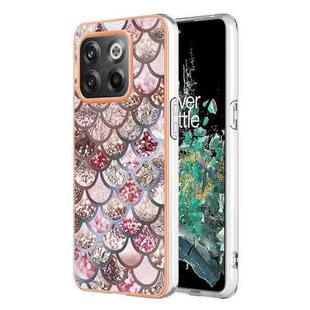 For OnePlus 10T 5G / Ace Pro Electroplating IMD TPU Phone Case(Pink Scales)