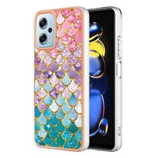 For Xiaomi Redmi Note 11T Pro Electroplating IMD TPU Phone Case(Colorful Scales)